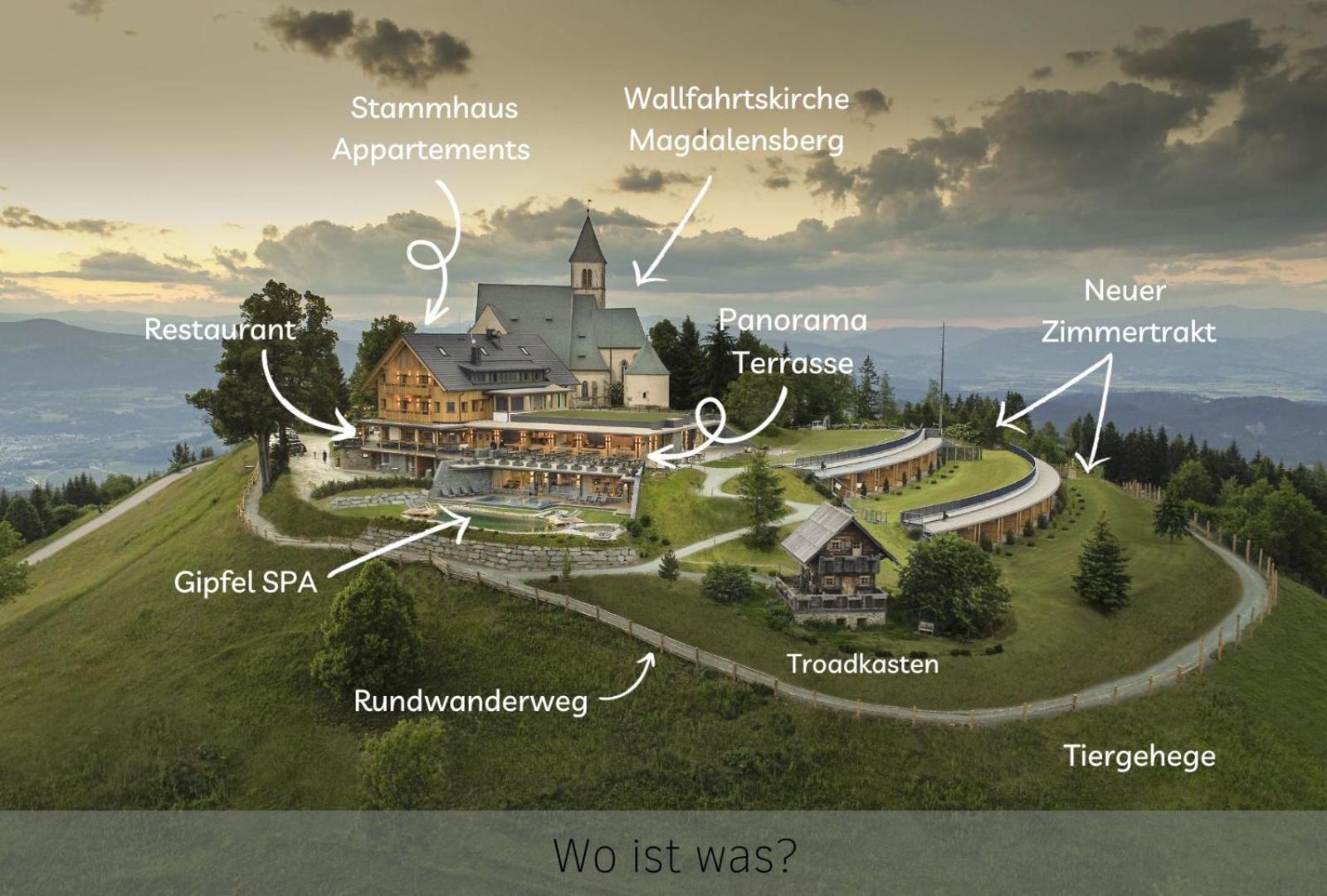 Gipfelhaus Magdalensberg 호텔 상트베이트안데르글란 외부 사진